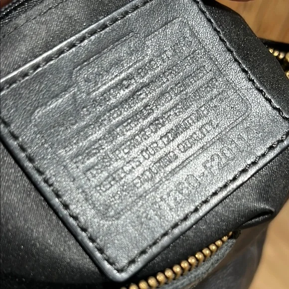 COACH Ashley Black & Snakeskin Leather Crossbody Bag F20114 - Picture 3 of 16